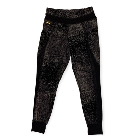 LOLE Womens Black Pointillism BURST Quick Dry UPF 50+ Ankle - Picture 4 of 7